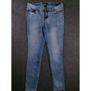 Generra Jeans Women 13 Blue Mid Rise Skinny Stone Wash Capsule Causal Stretch